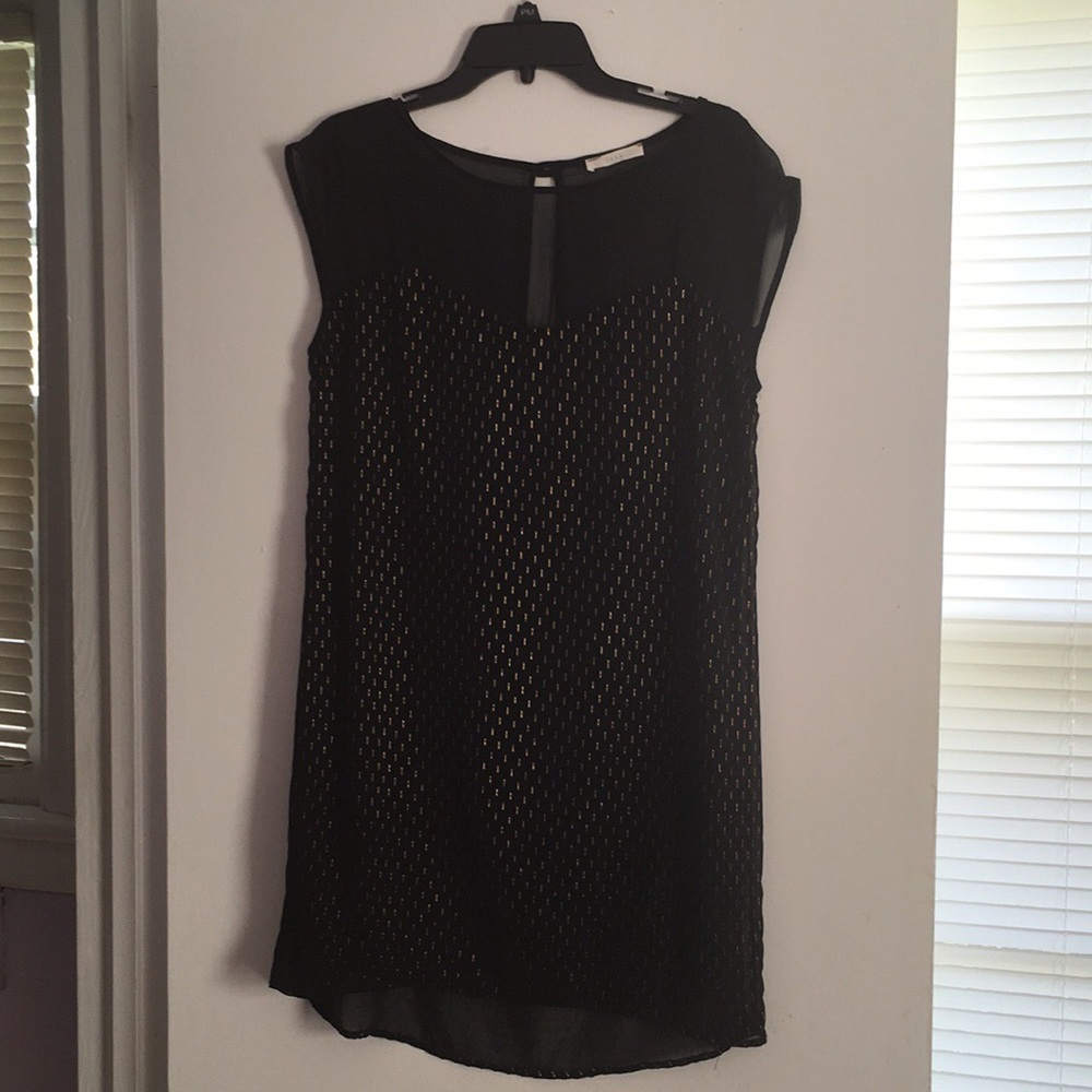 Lush Black and Gold Dress